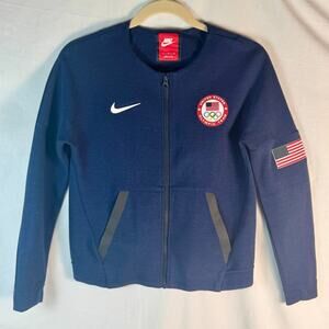 Nike TECH FLEECE TEAM USA OLYMPIC Crew YOUTH SIZE Large L Sweater Jacket 2016